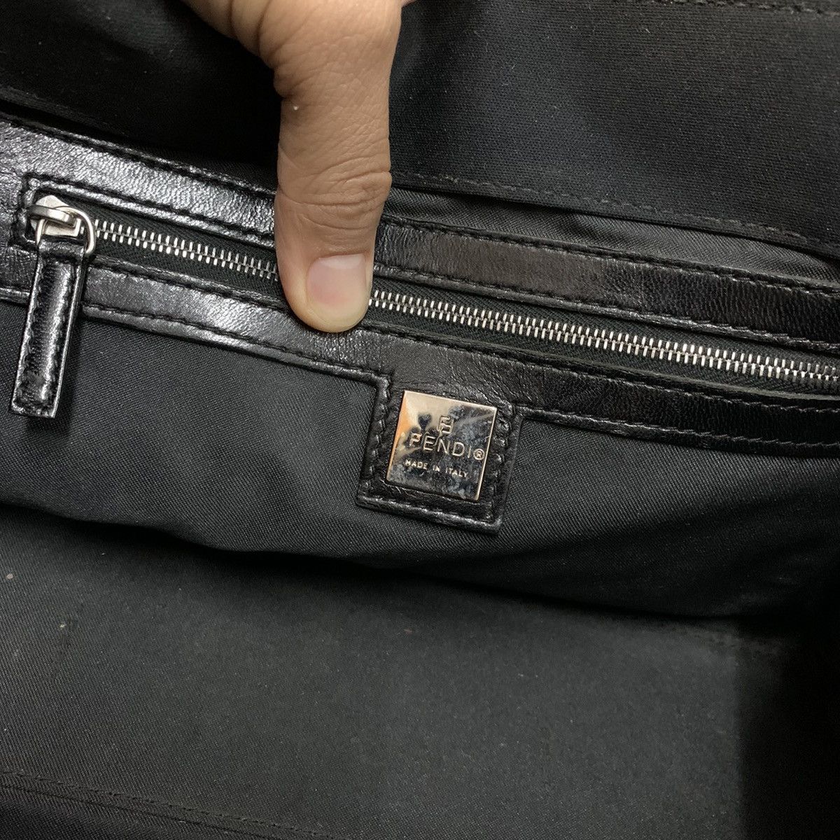 Fendi Fendi Shoulder Black Baguette Bag Size ONE SIZE - 7 Thumbnail