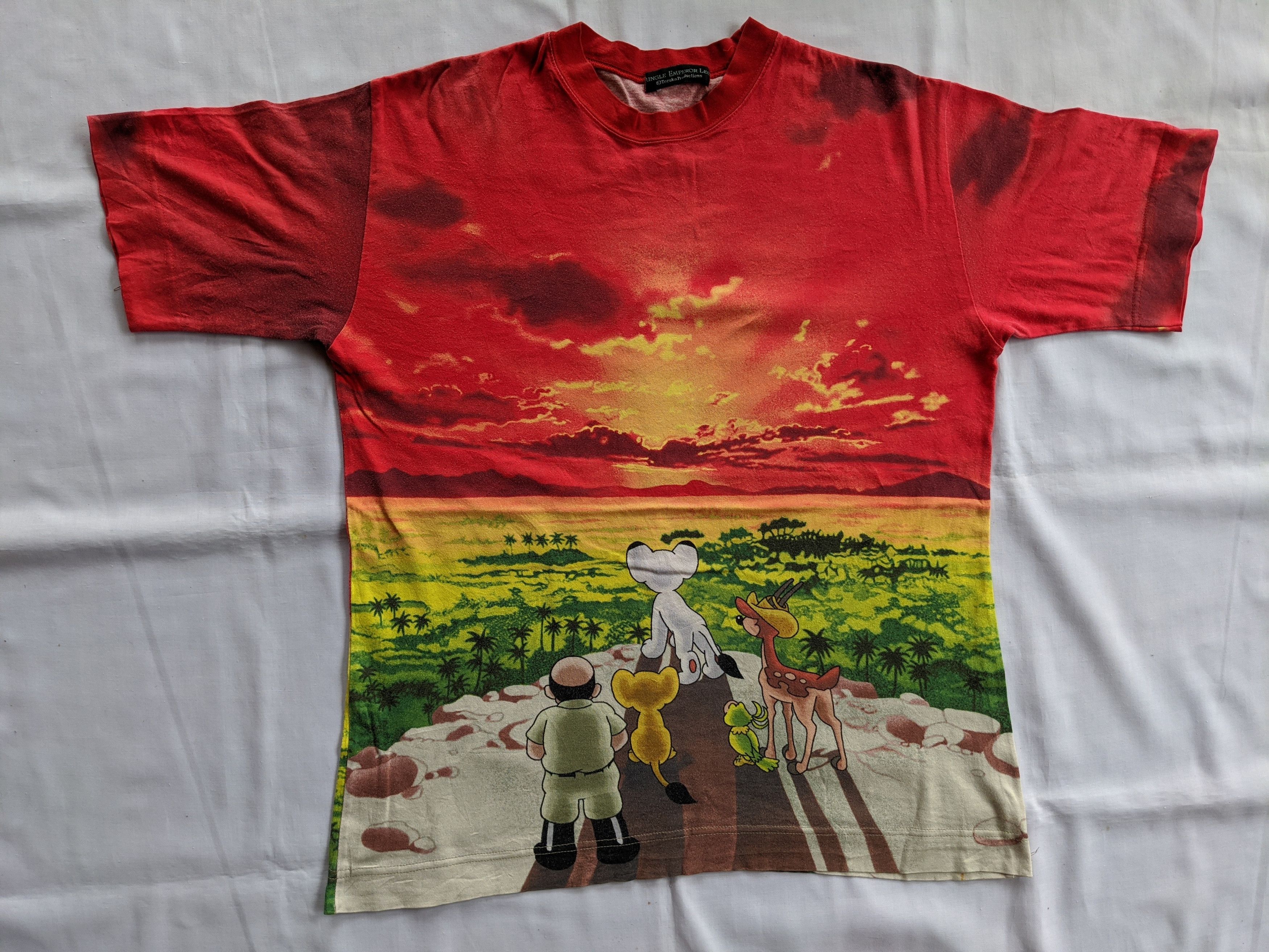 Vintage Vintage 90s OVP The Lion King Sinba/Aladdin fullprint Size US M / EU 48-50 / 2 - 3 Thumbnail