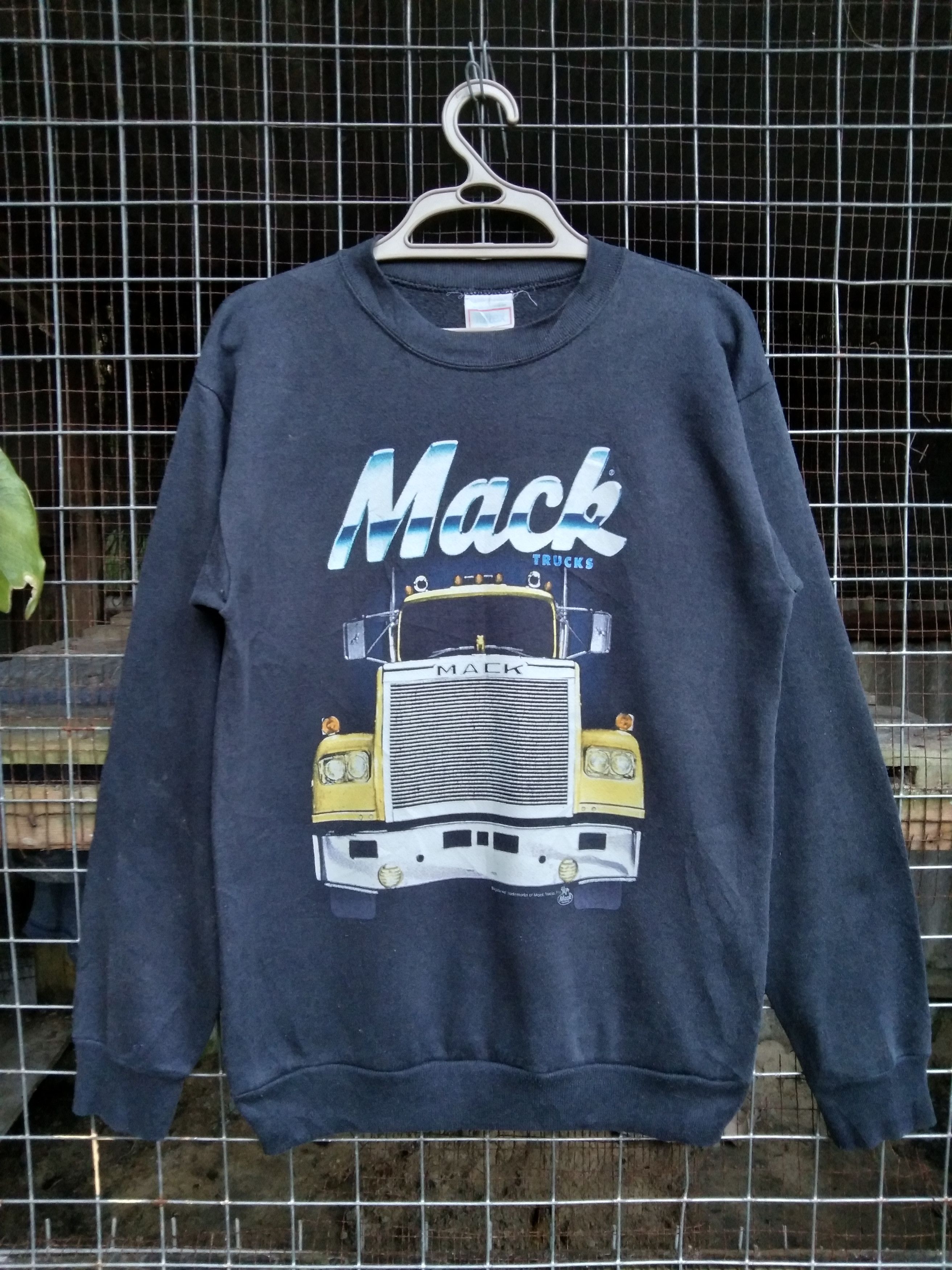 Tultex × Vintage VINTAGE MACK TRUCKER SWEATSHIRT Size US S / EU 44-46 / 1 - 1 Thumbnail