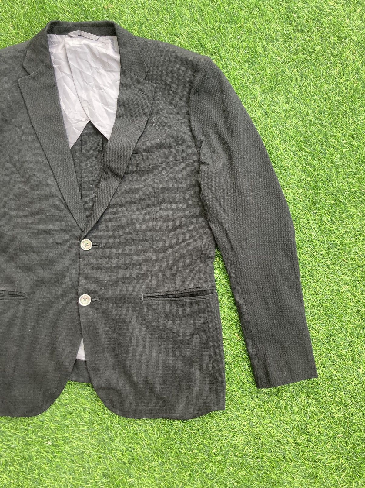 Issey Miyake × Tete Homme ISSEY MIYAKE TETE HOMME BLAZER JACKET Size US M / EU 48-50 / 2 - 4 Thumbnail