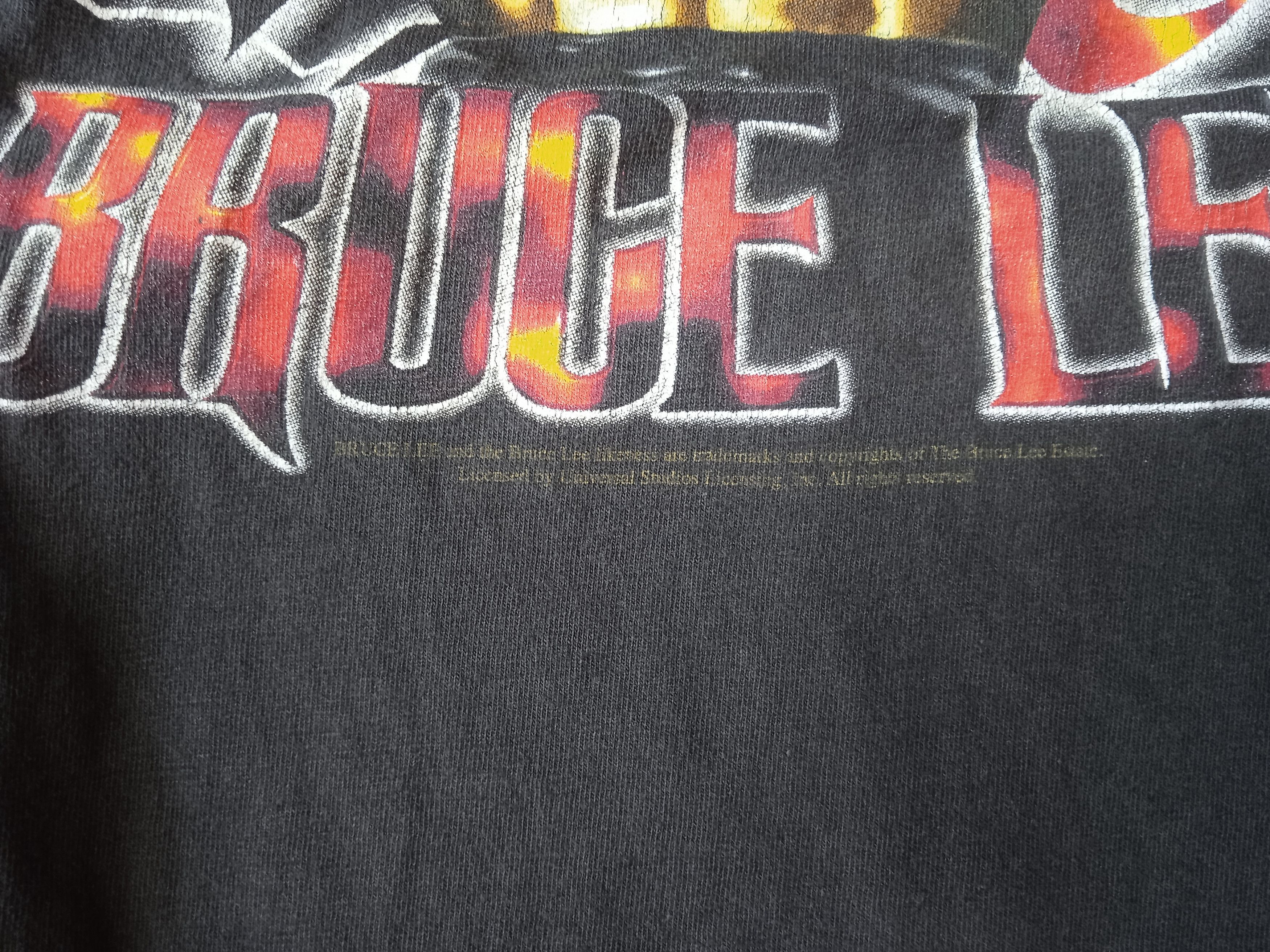 Vintage Vintage 90s Bruce Lee T Shirt Size US L / EU 52-54 / 3 - 6 Thumbnail