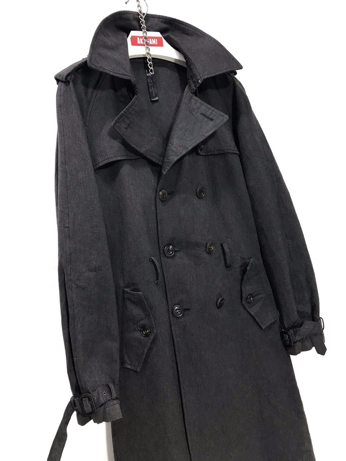 Japanese Brand Made in Japan WJK Trench Coat Thick Slim 1🟩7 Size US M / EU 48-50 / 2 - 2 Thumbnail