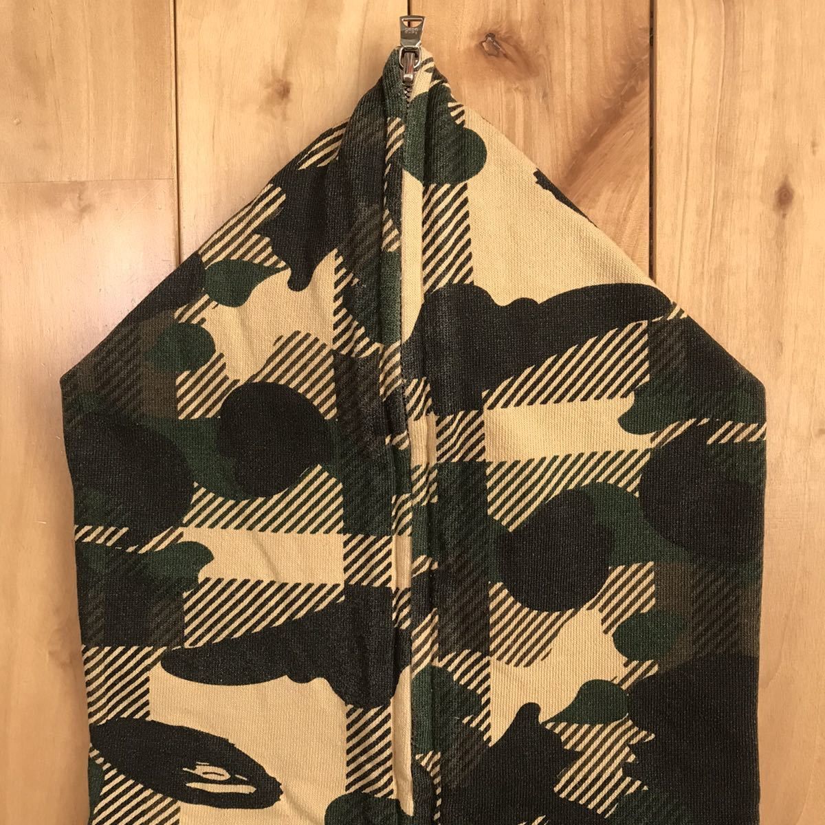 Bape BAPE Check 1st camo yellow Full zip hoodie Size US S / EU 44-46 / 1 - 2 Thumbnail