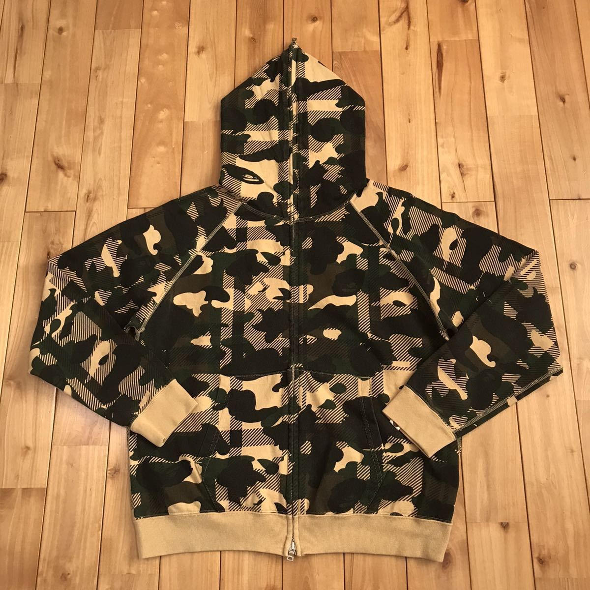 Bape BAPE Check 1st camo yellow Full zip hoodie Size US S / EU 44-46 / 1 - 1 Thumbnail