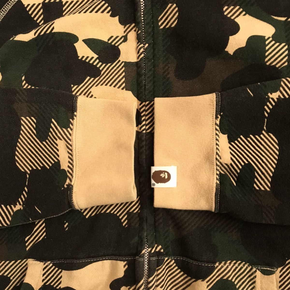 Bape BAPE Check 1st camo yellow Full zip hoodie Size US S / EU 44-46 / 1 - 3 Thumbnail