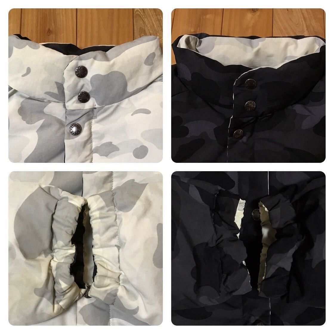 Bape × Nigo 🔥Reversible🔥 down jacket BAPE black camo x white camo Size US M / EU 48-50 / 2 - 6 Thumbnail