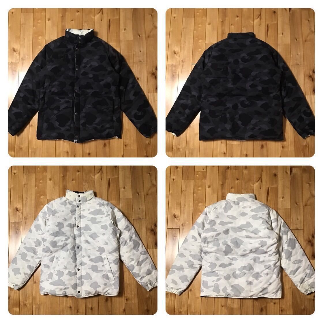 Bape × Nigo 🔥Reversible🔥 down jacket BAPE black camo x white camo Size US M / EU 48-50 / 2 - 1 Thumbnail