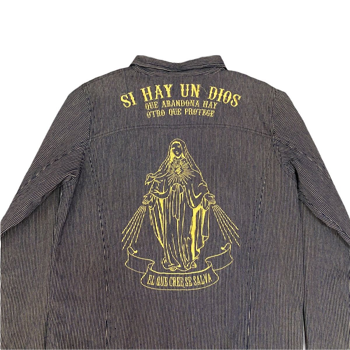 Issey Miyake VTG 90’s EL SALVADOR VIRGIN MARY JESUS MOTHER HICKORY JACKET Size US S / EU 44-46 / 1 - 5 Thumbnail