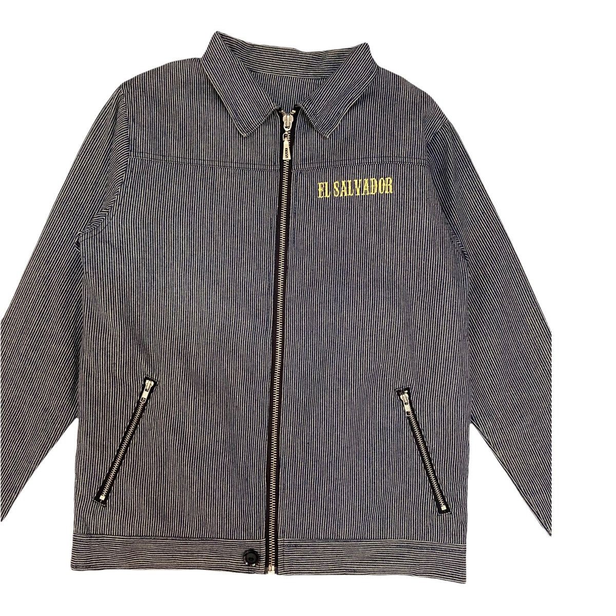 Issey Miyake VTG 90’s EL SALVADOR VIRGIN MARY JESUS MOTHER HICKORY JACKET Size US S / EU 44-46 / 1 - 9 Thumbnail