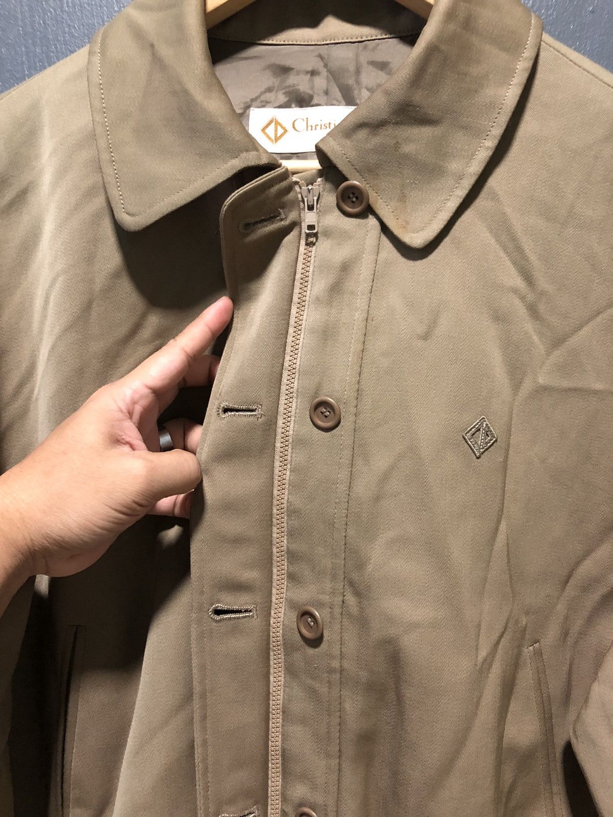 Christian Dior Monsieur × Designer × Vintage VINTAGE CHRISTIAN DIOR SPORTS BUTTON ZIPPER JACKET Size US M / EU 48-50 / 2 - 3 Thumbnail