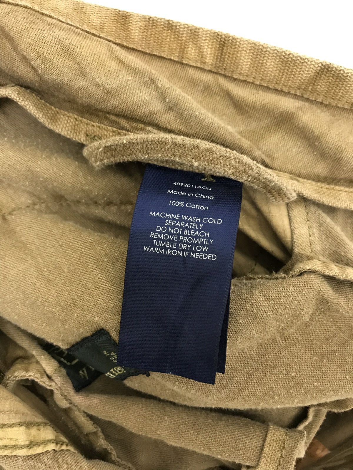 Polo Ralph Lauren Polo Ralph Lauren Cargo Pant Pinstriped Thin Regular Size US 35 - 12 Thumbnail