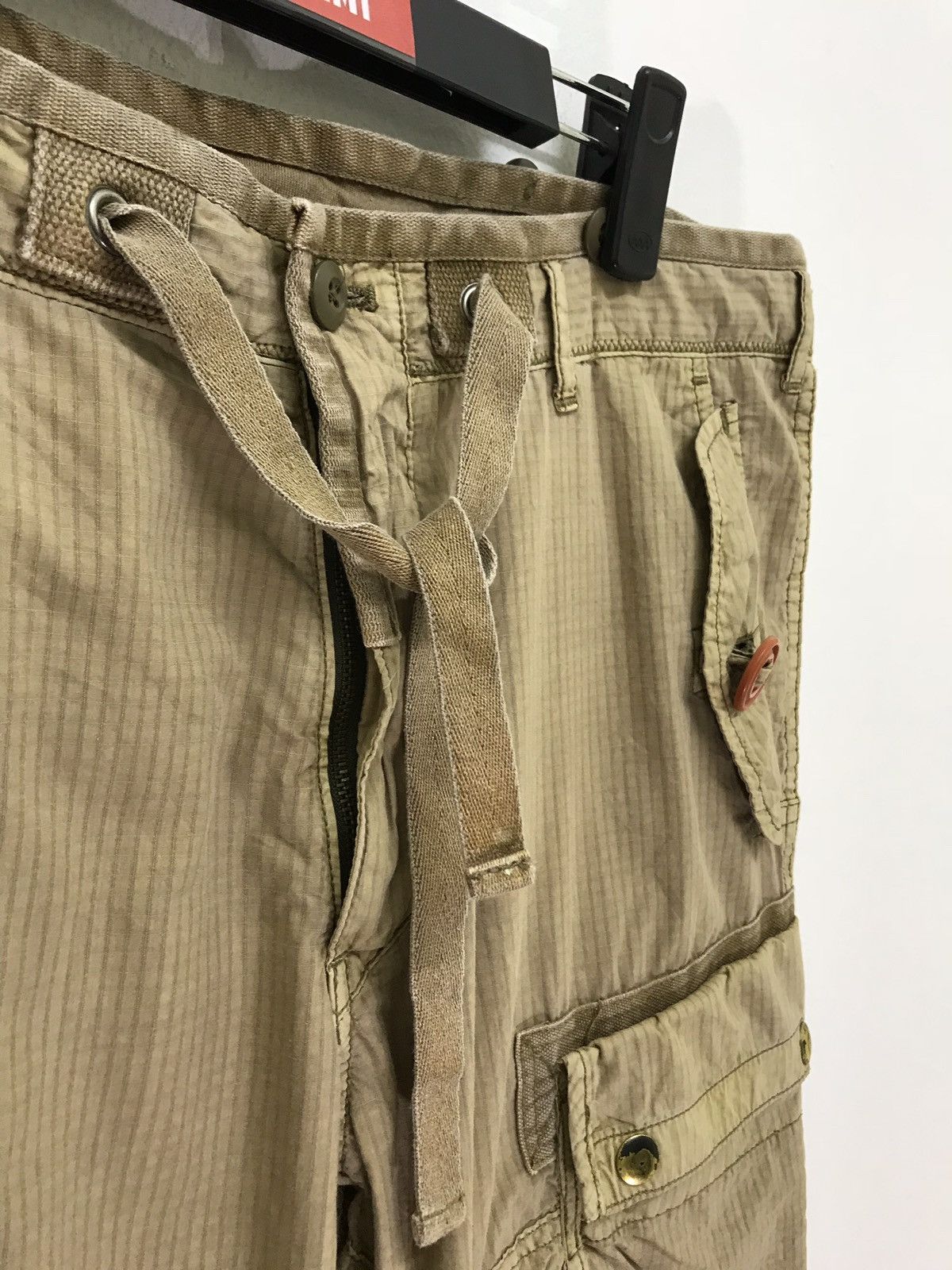 Polo Ralph Lauren Polo Ralph Lauren Cargo Pant Pinstriped Thin Regular Size US 35 - 6 Thumbnail