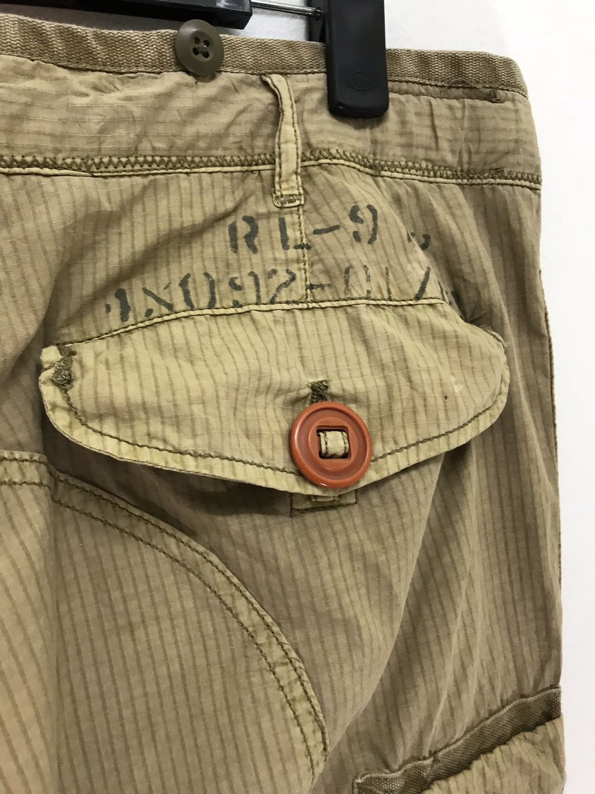 Polo Ralph Lauren Polo Ralph Lauren Cargo Pant Pinstriped Thin Regular Size US 35 - 9 Thumbnail