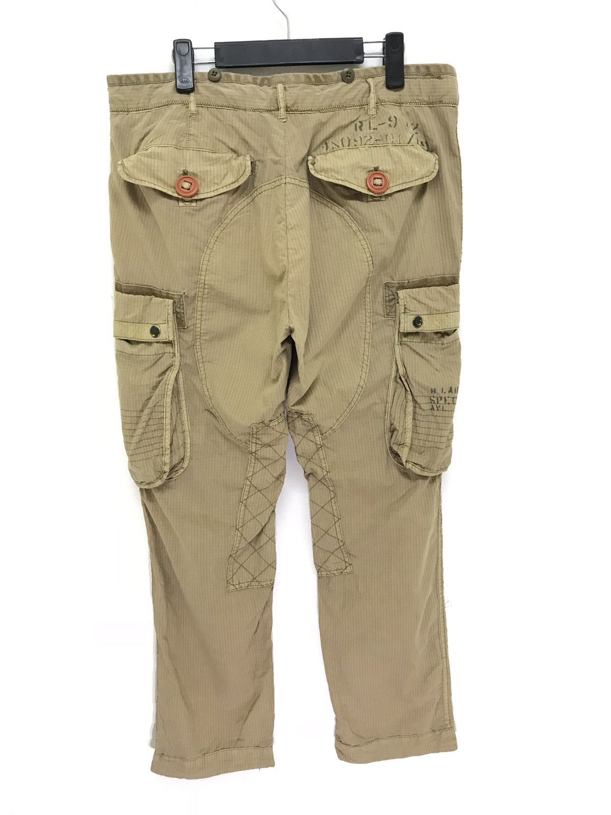 Polo Ralph Lauren Polo Ralph Lauren Cargo Pant Pinstriped Thin Regular Size US 35 - 7 Thumbnail