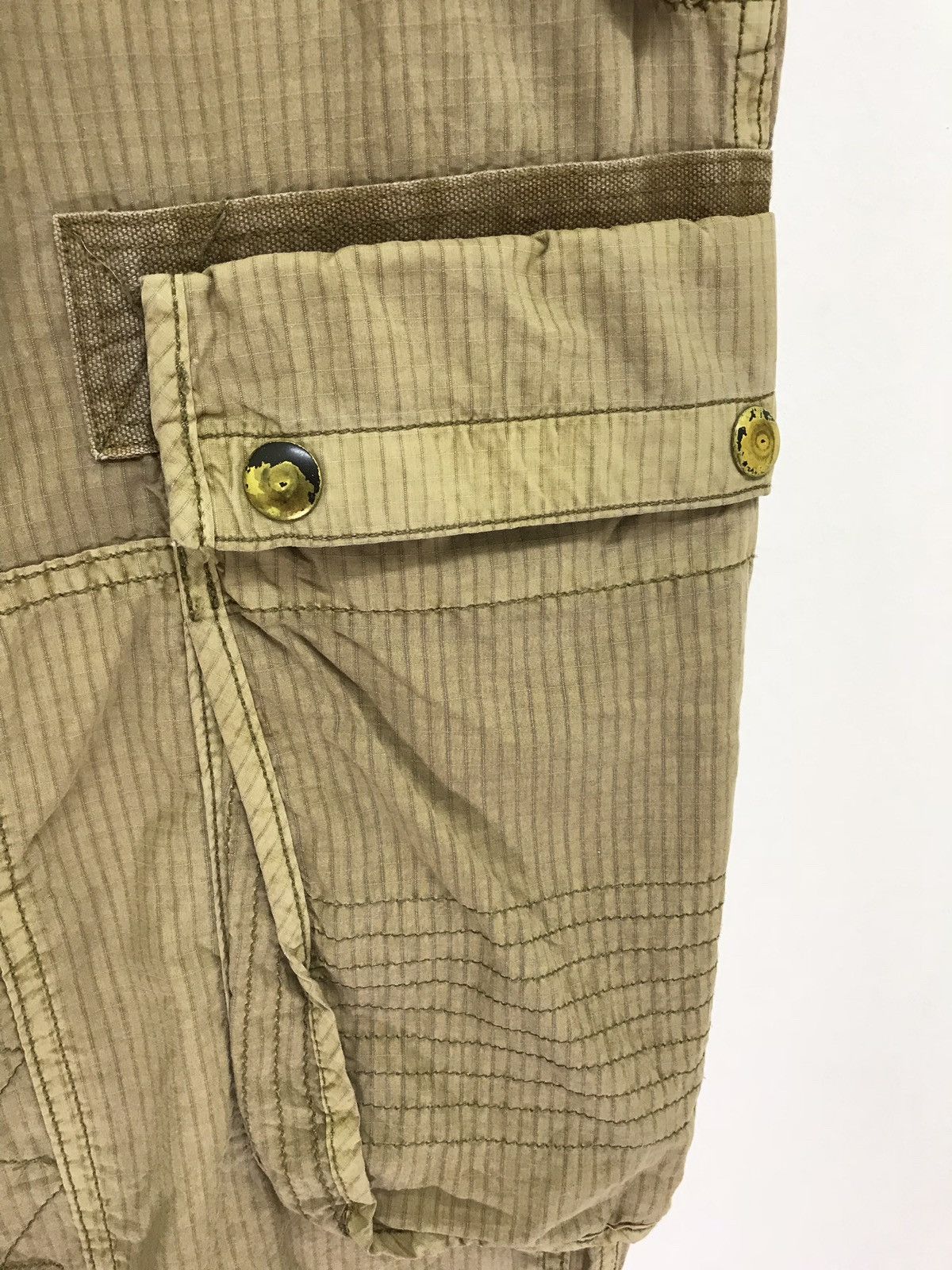 Polo Ralph Lauren Polo Ralph Lauren Cargo Pant Pinstriped Thin Regular Size US 35 - 5 Thumbnail