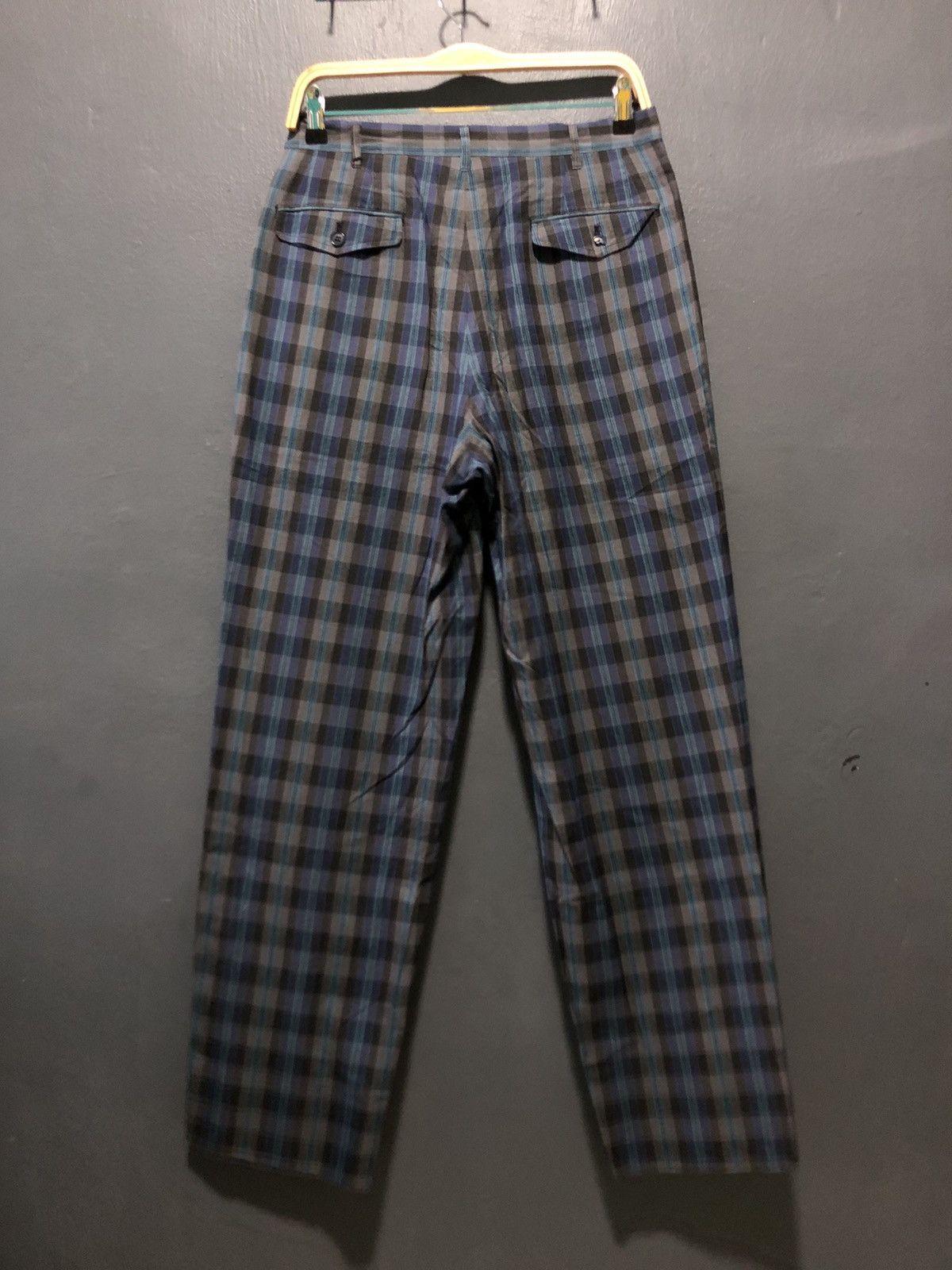 Christian Dior Monsieur × Vintage VINTAGE CHRISTIAN DIOR MONSIEUR PLAID CHEKERED CROPPED PANTS Size US 31 - 3 Thumbnail