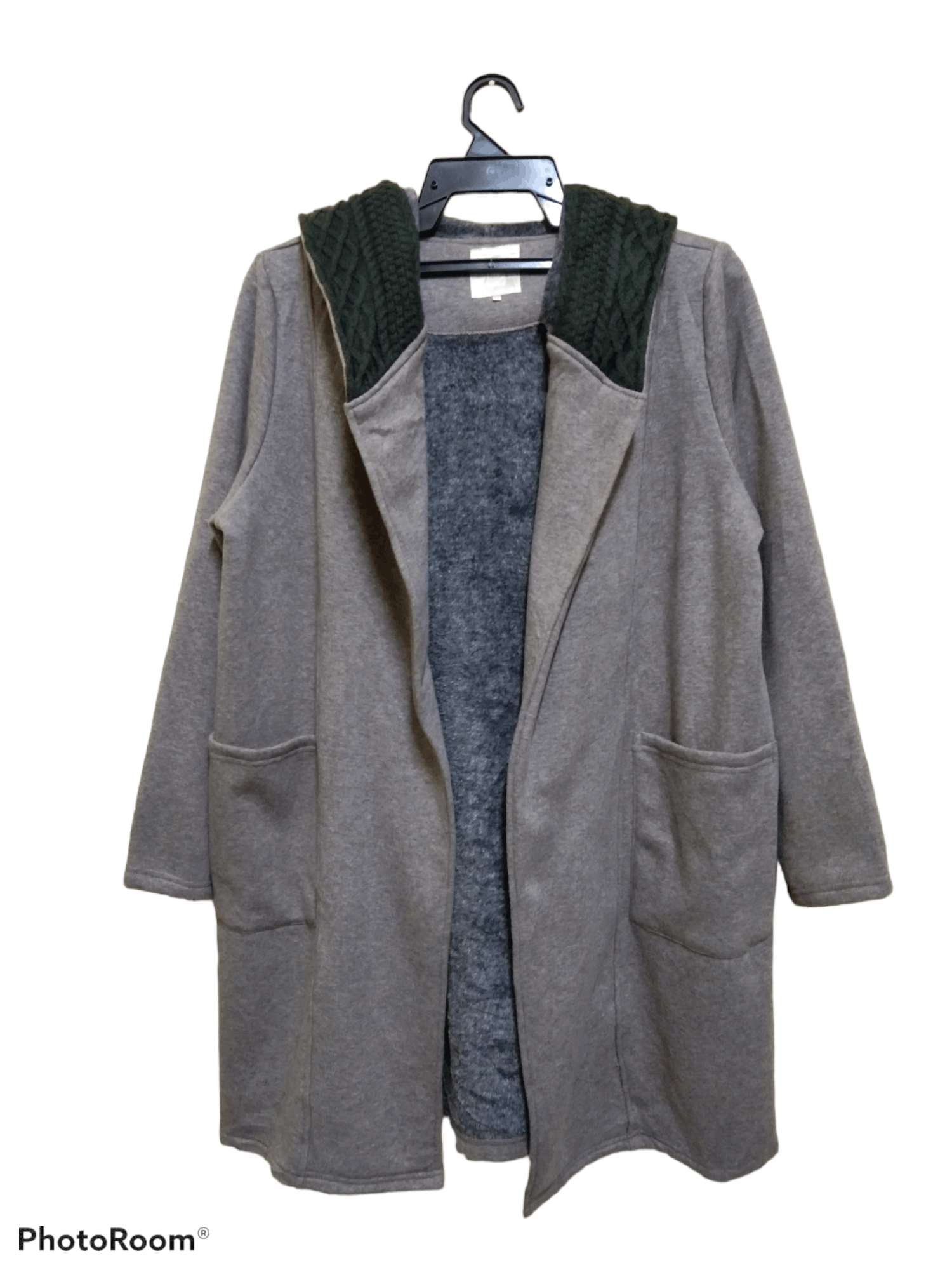 Japanese Brand LONG LINE OPEN FRONT CARDIGAN WITH HOODIE Size M / US 6-8 / IT 42-44 - 1 Thumbnail