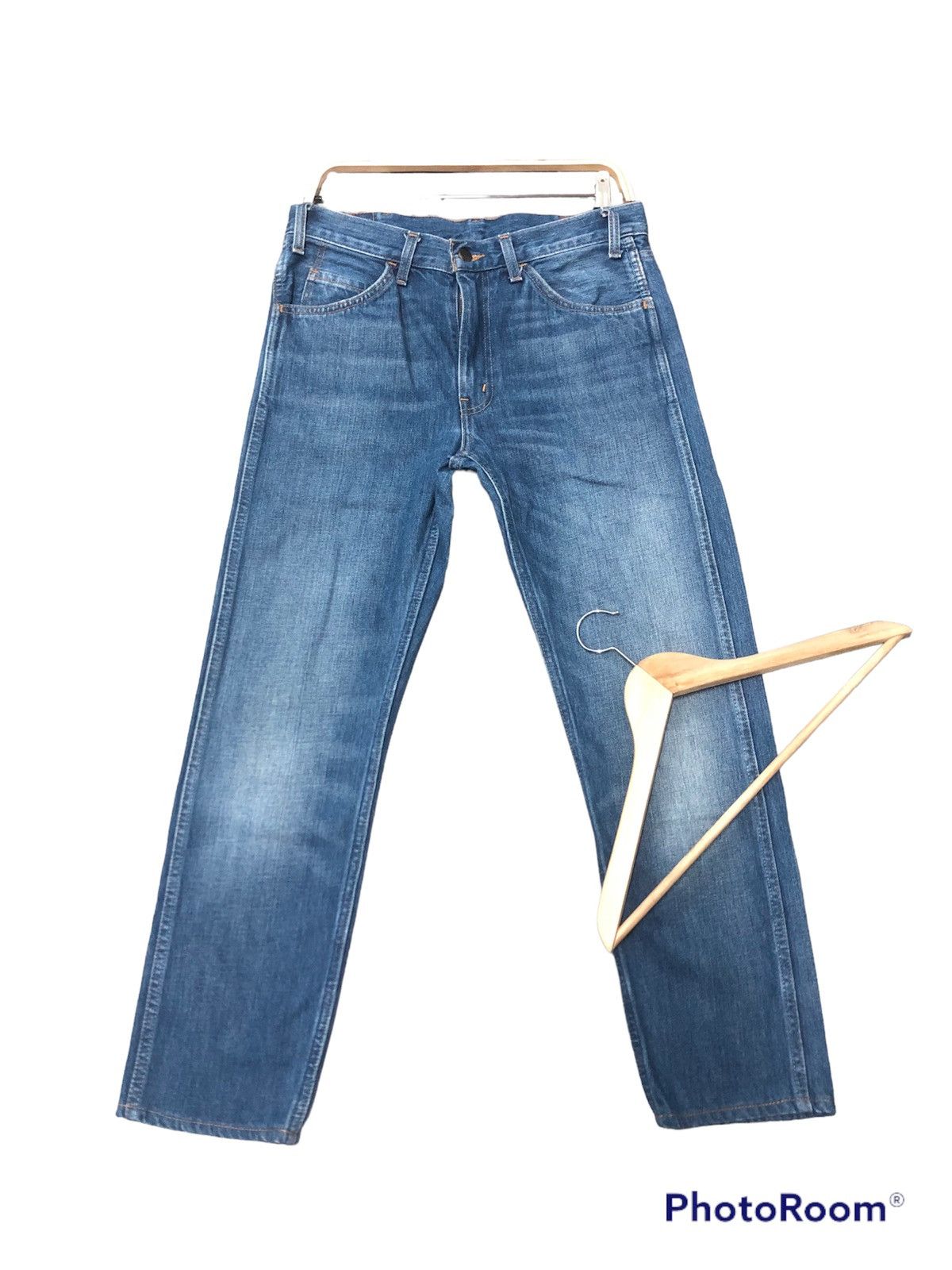 Levi's × Levi's Vintage Clothing × Vintage VINTAGE LEVIS (LVC) 606 OREN TAB BIG E BLUE WASH DENIM JEANS Size US 30 / EU 46 - 2 Thumbnail