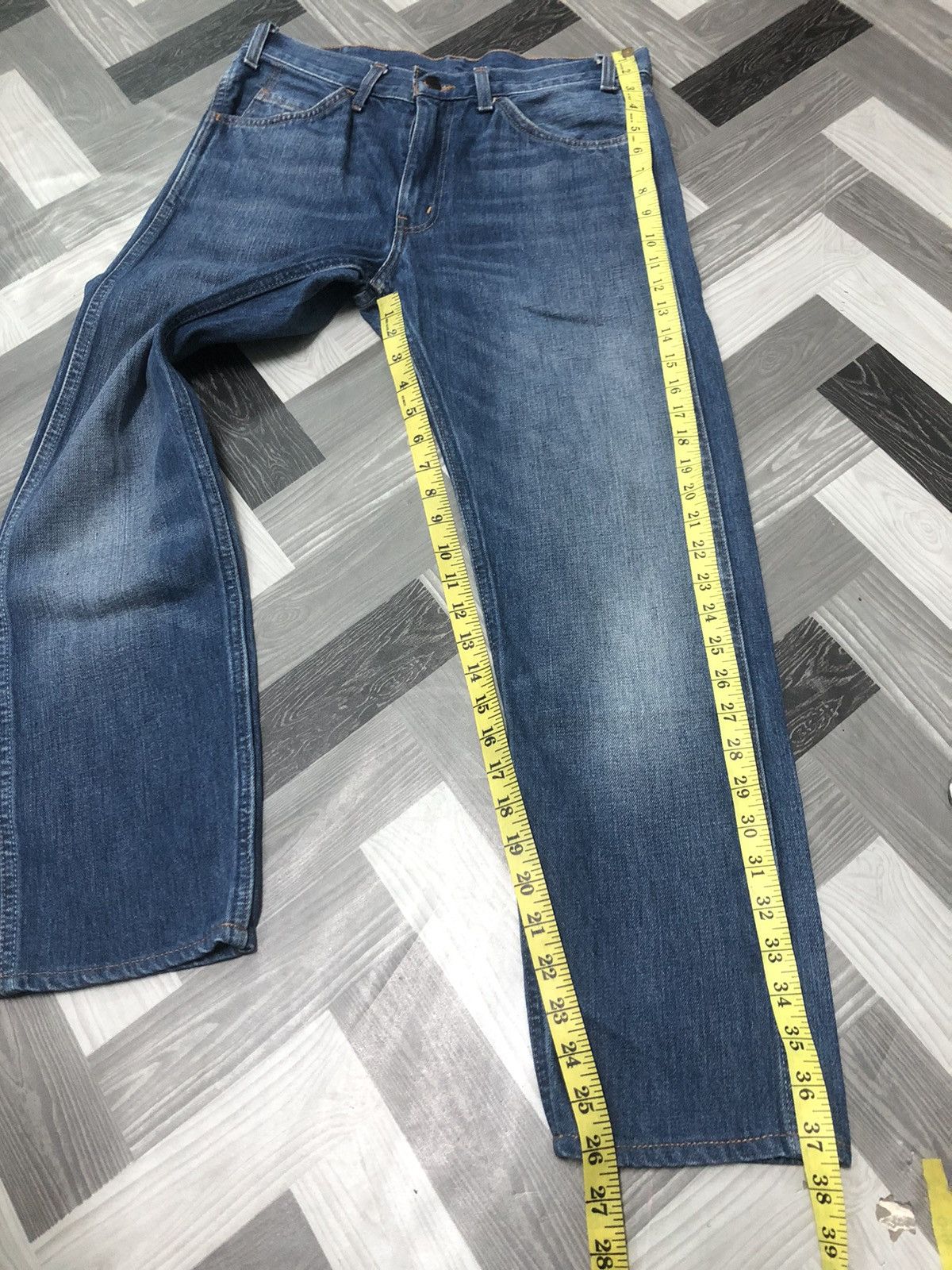 Levi's × Levi's Vintage Clothing × Vintage VINTAGE LEVIS (LVC) 606 OREN TAB BIG E BLUE WASH DENIM JEANS Size US 30 / EU 46 - 11 Thumbnail