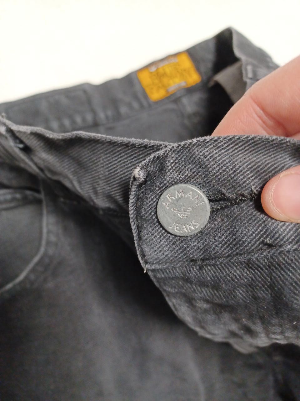 Armani Armani jeans Blue`s factory vintage 90s jeans made in Italy Size US 34 / EU 50 - 6 Thumbnail