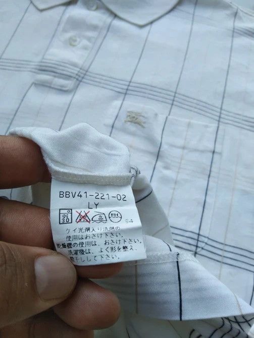 Burberry × Designer VINTAGE BURBERRY JAPAN POLO TEES Size US L / EU 52-54 / 3 - 6 Thumbnail