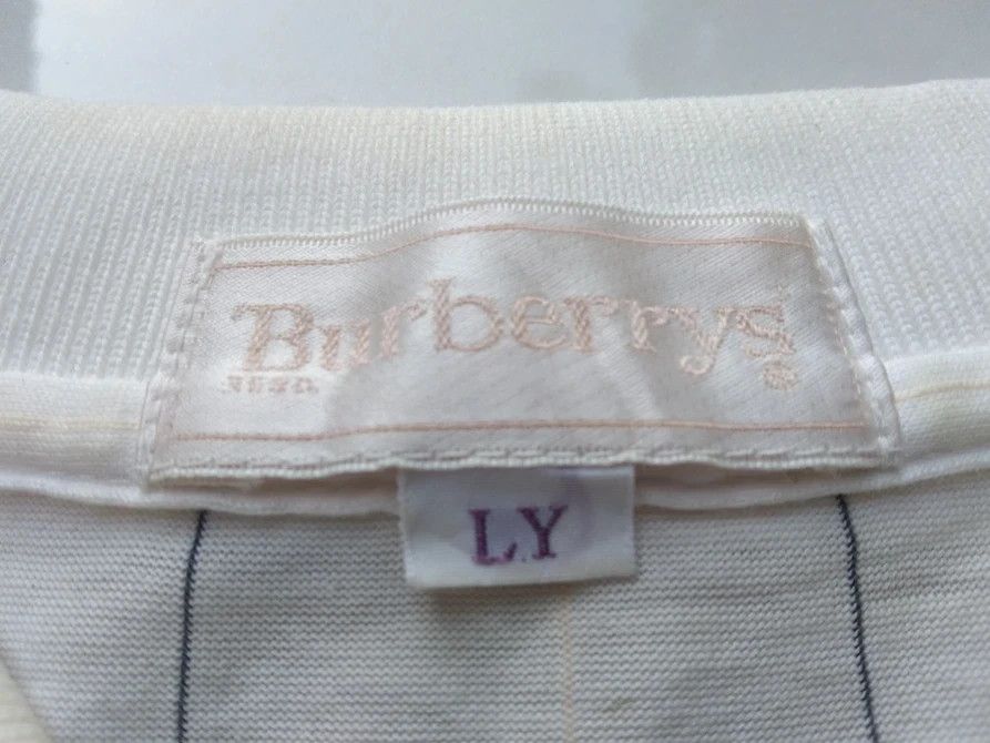 Burberry × Designer VINTAGE BURBERRY JAPAN POLO TEES Size US L / EU 52-54 / 3 - 5 Thumbnail