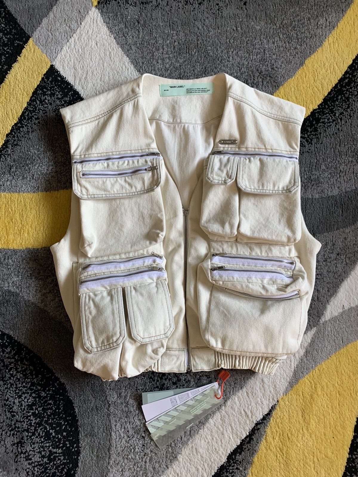 Off White Exaggerated Tactical Vest Grailed