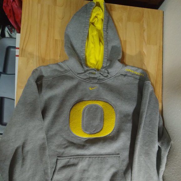 NCAA × Nike × Vintage Vintage Nike U of Oregon Ducks Hoodie Sweatshirt Size US S / EU 44-46 / 1 - 1 Thumbnail