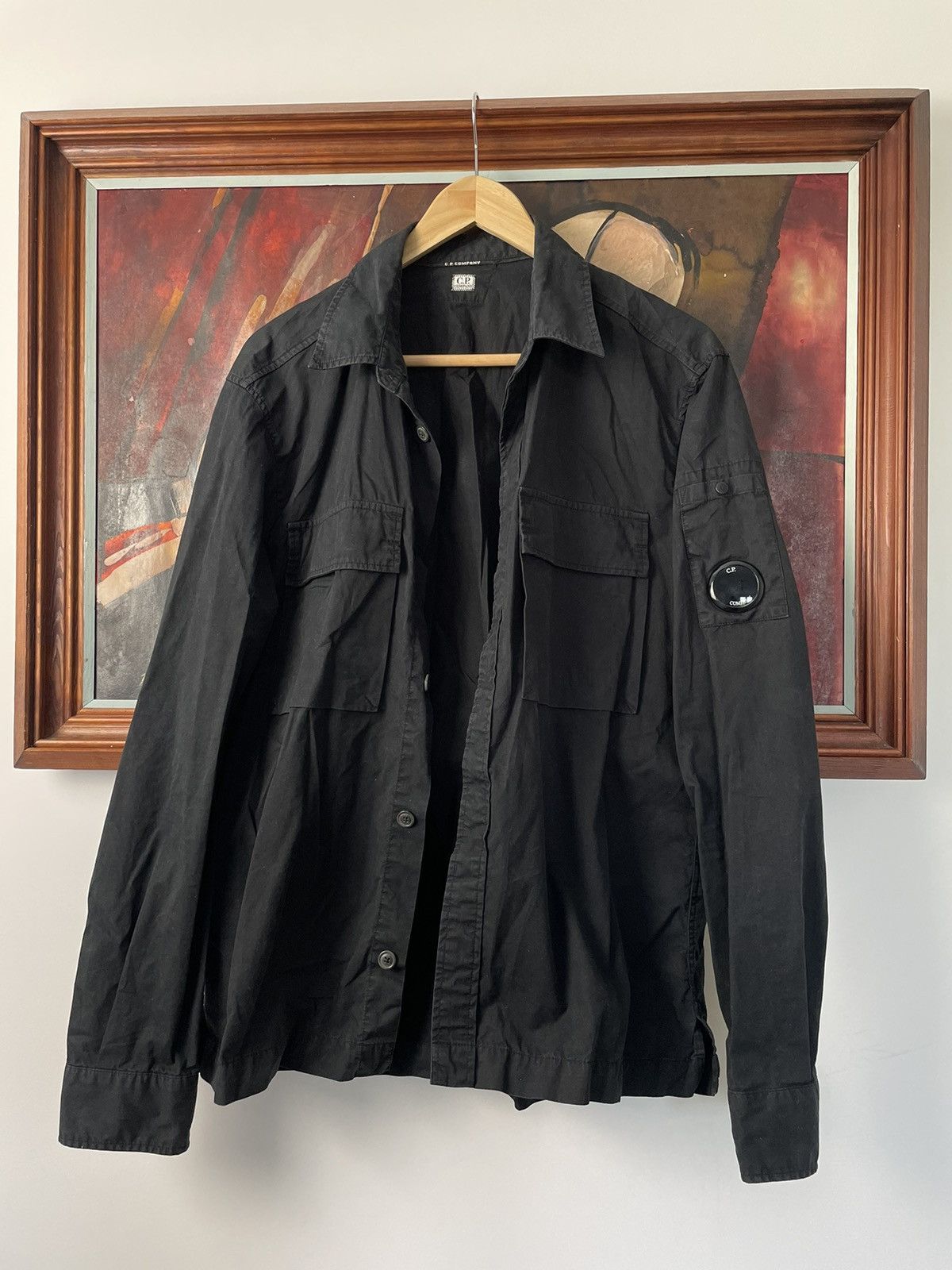 C.P. Company C.P. Company Overshirt Gabardine Button Up Shirt Rareck Size US L / EU 52-54 / 3 - 2 Thumbnail