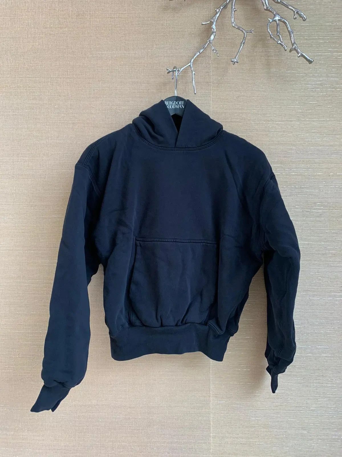 image of Yeezy Gap Hoodie In Black, Men's (Size Small)