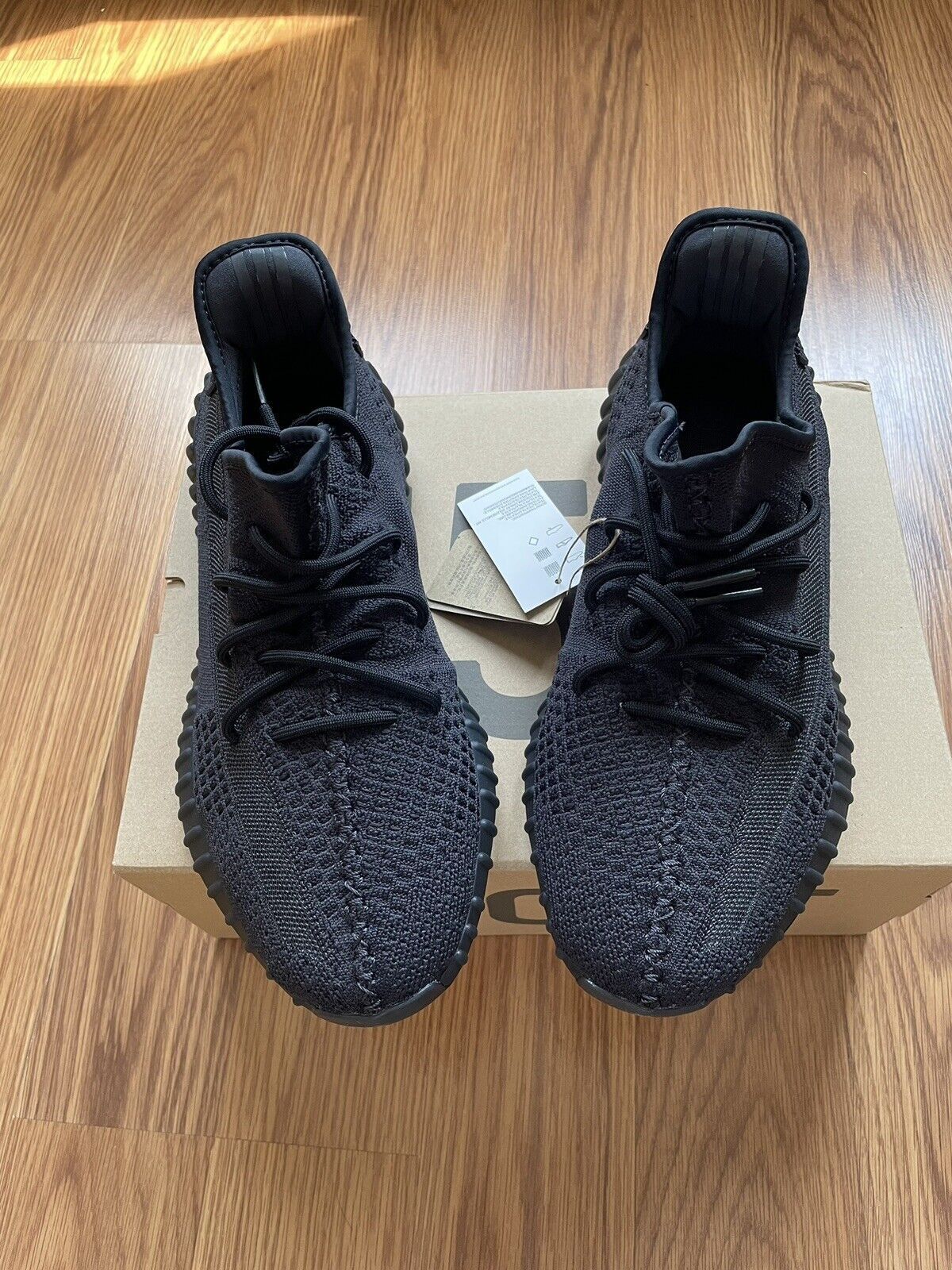 Adidas × Kanye West 9 Yeezy 350 v2 Onyx Black 2023 v1 700 Pirate Utility 500 Size US 9 / EU 42 - 2 Thumbnail