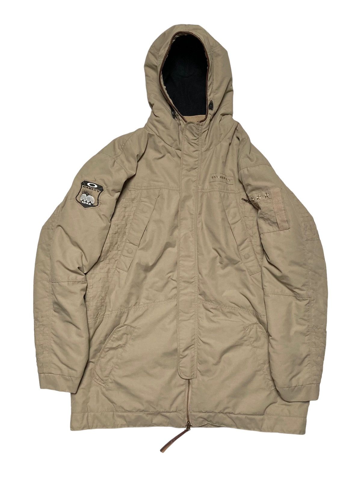 Vintage Oakley Military Archive Style Cargo Parka Jacket