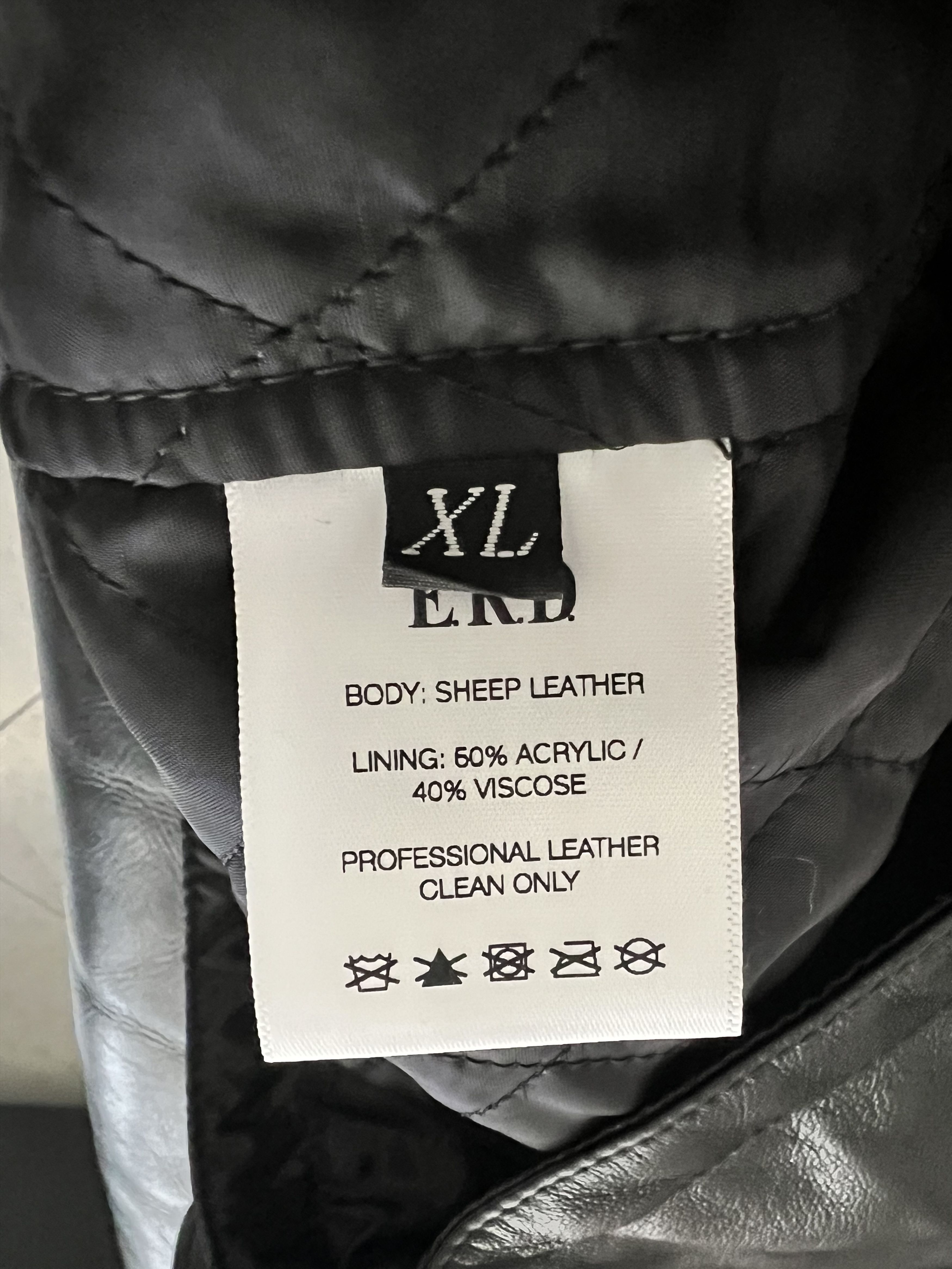 Enfants Riches Deprimes Lamb Leather Quilted Overshirt Size US XL / EU 56 / 4 - 9 Thumbnail