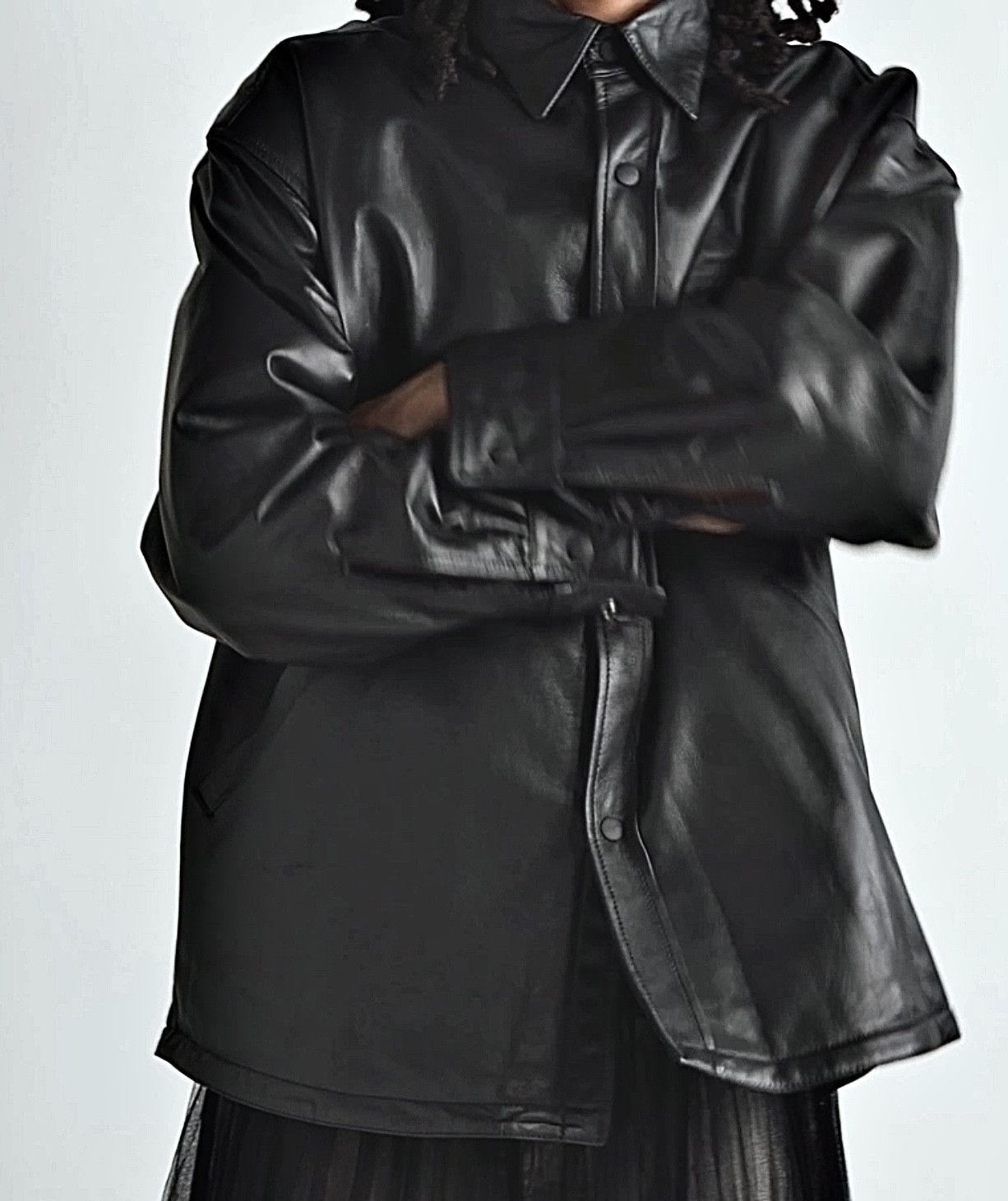 Enfants Riches Deprimes Lamb Leather Quilted Overshirt Size US XL / EU 56 / 4 - 1 Thumbnail
