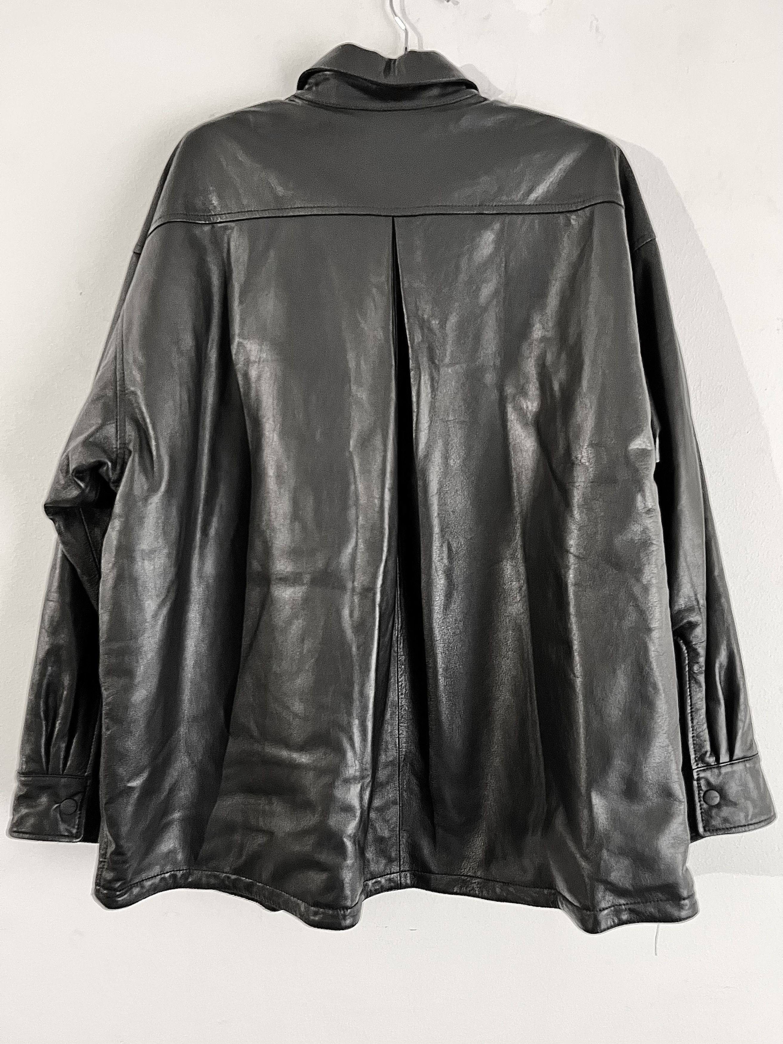 Enfants Riches Deprimes Lamb Leather Quilted Overshirt Size US XL / EU 56 / 4 - 4 Thumbnail