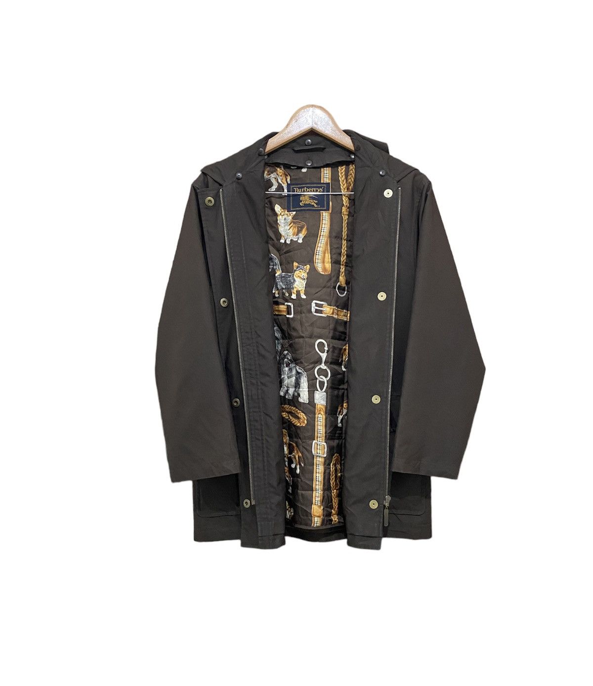 Vintage Burberry Lining Puppies Jacket