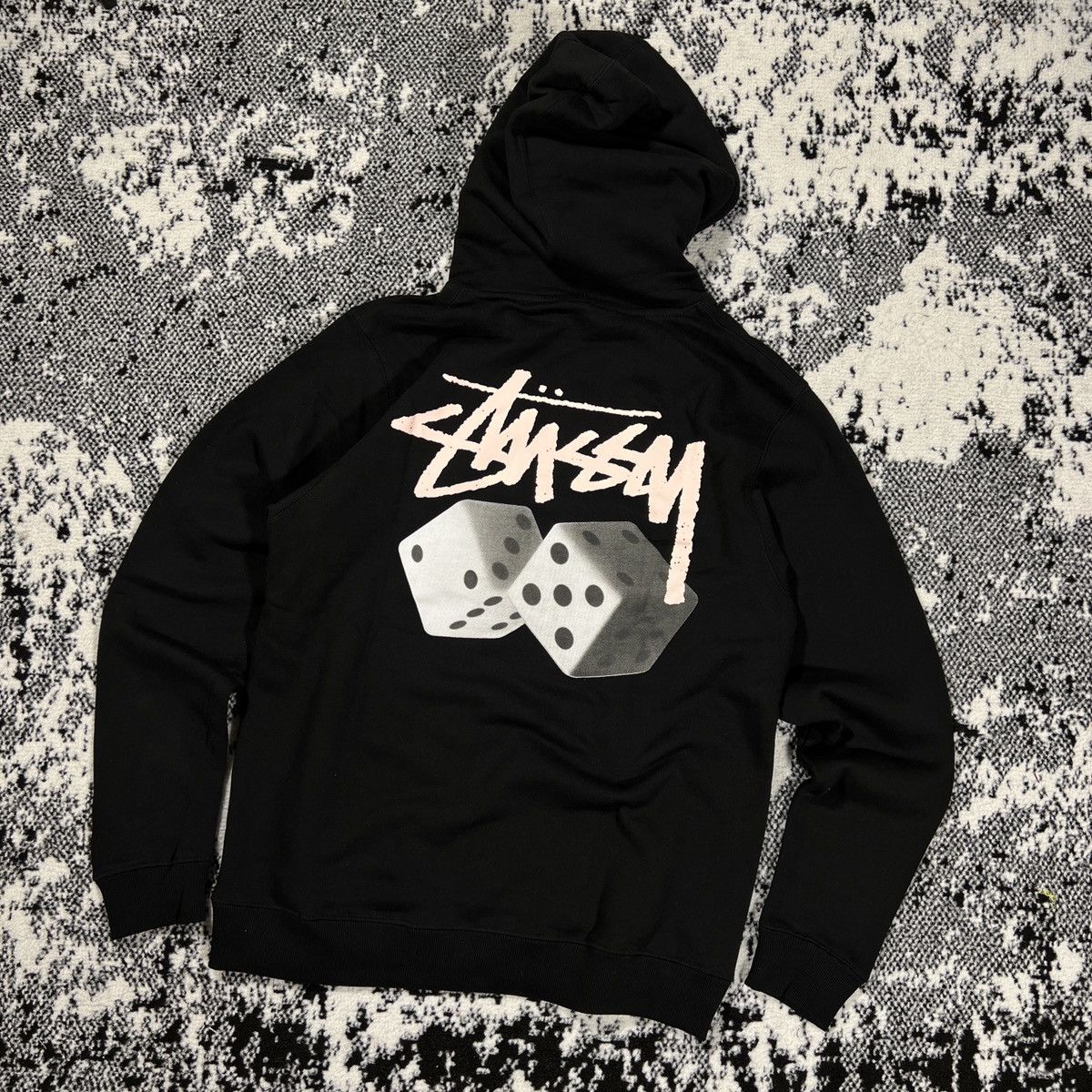 Stussy STUSSY ROLL THE DICE HOODIE - MEDIUM - BLACK | Grailed