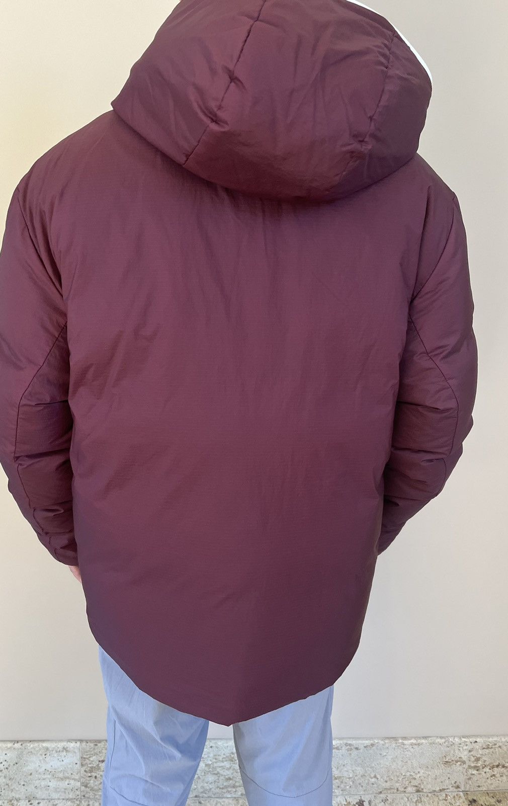 Acne Studios Full Zip Down Jacket FN-MN-OUTW000584 in Burgundy Size US S / EU 44-46 / 1 - 19 Thumbnail