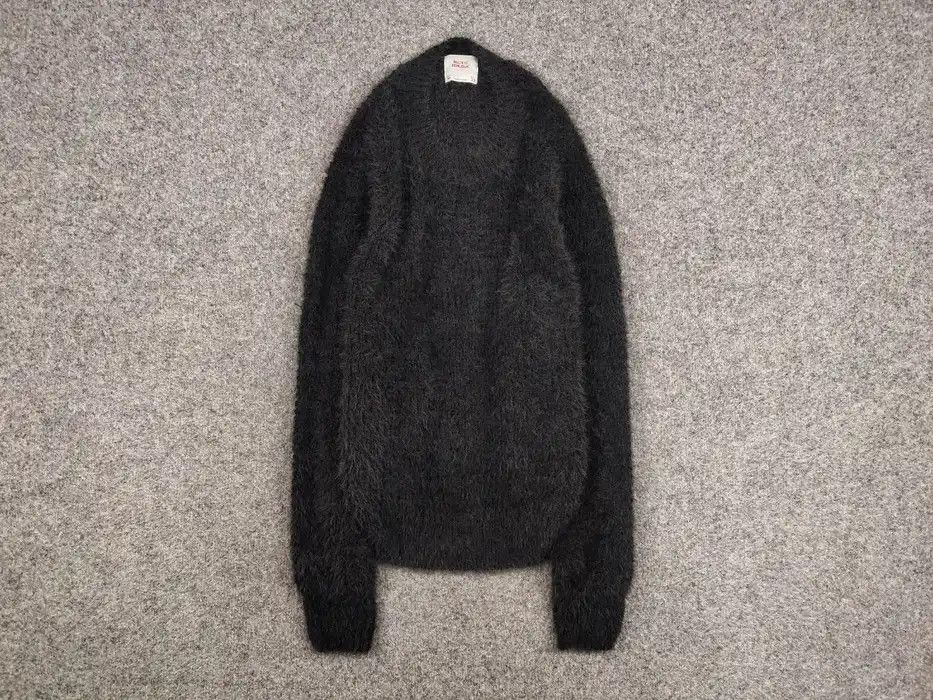 Japanese Brand Vintage 90's Japanese Dark Knit Sweater Mohair Fuzzy Style Size M / US 6-8 / IT 42-44 - 1 Thumbnail