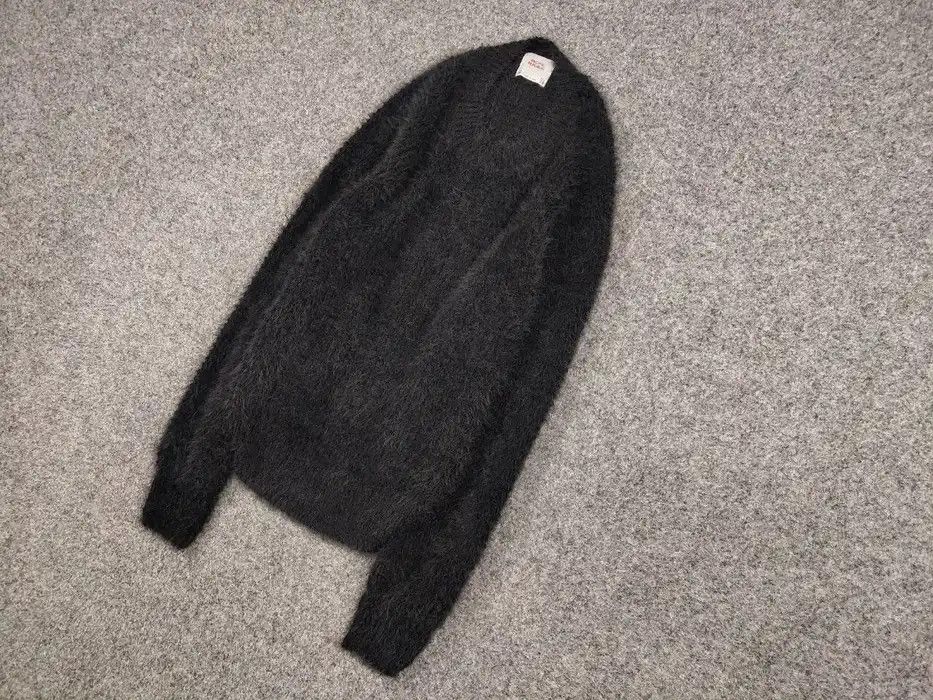 Japanese Brand Vintage 90's Japanese Dark Knit Sweater Mohair Fuzzy Style Size M / US 6-8 / IT 42-44 - 2 Thumbnail
