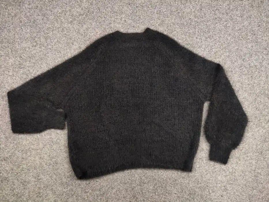 Japanese Brand Vintage 90's Japanese Dark Knit Sweater Mohair Fuzzy Style Size M / US 6-8 / IT 42-44 - 7 Thumbnail
