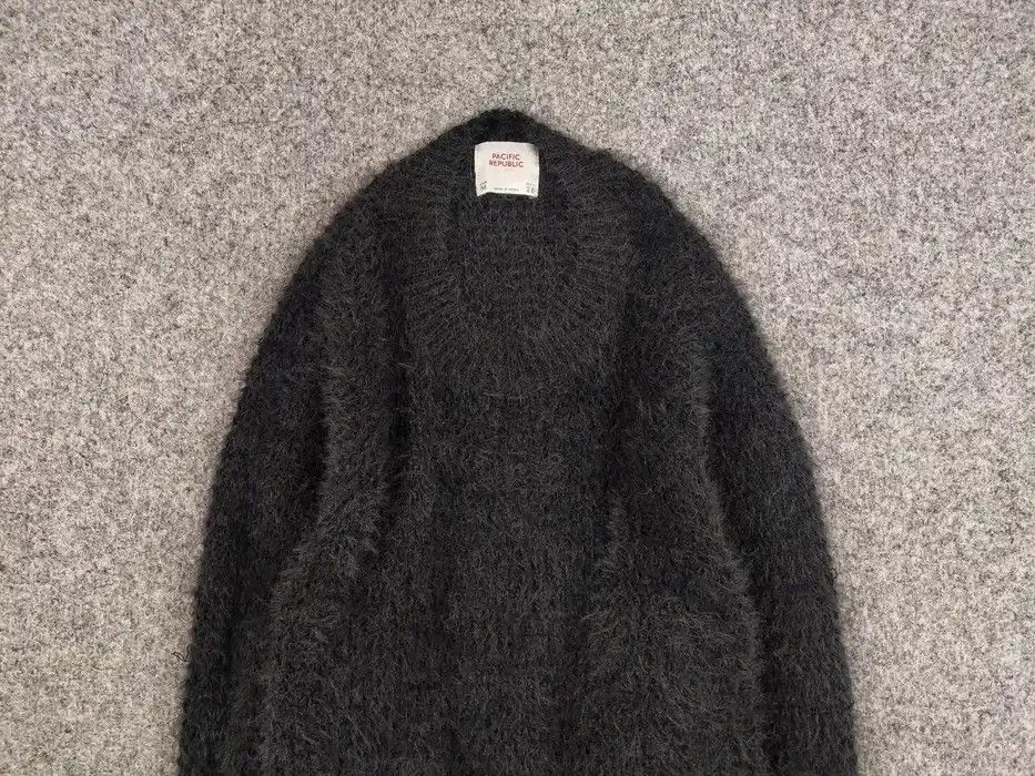 Japanese Brand Vintage 90's Japanese Dark Knit Sweater Mohair Fuzzy Style Size M / US 6-8 / IT 42-44 - 3 Thumbnail