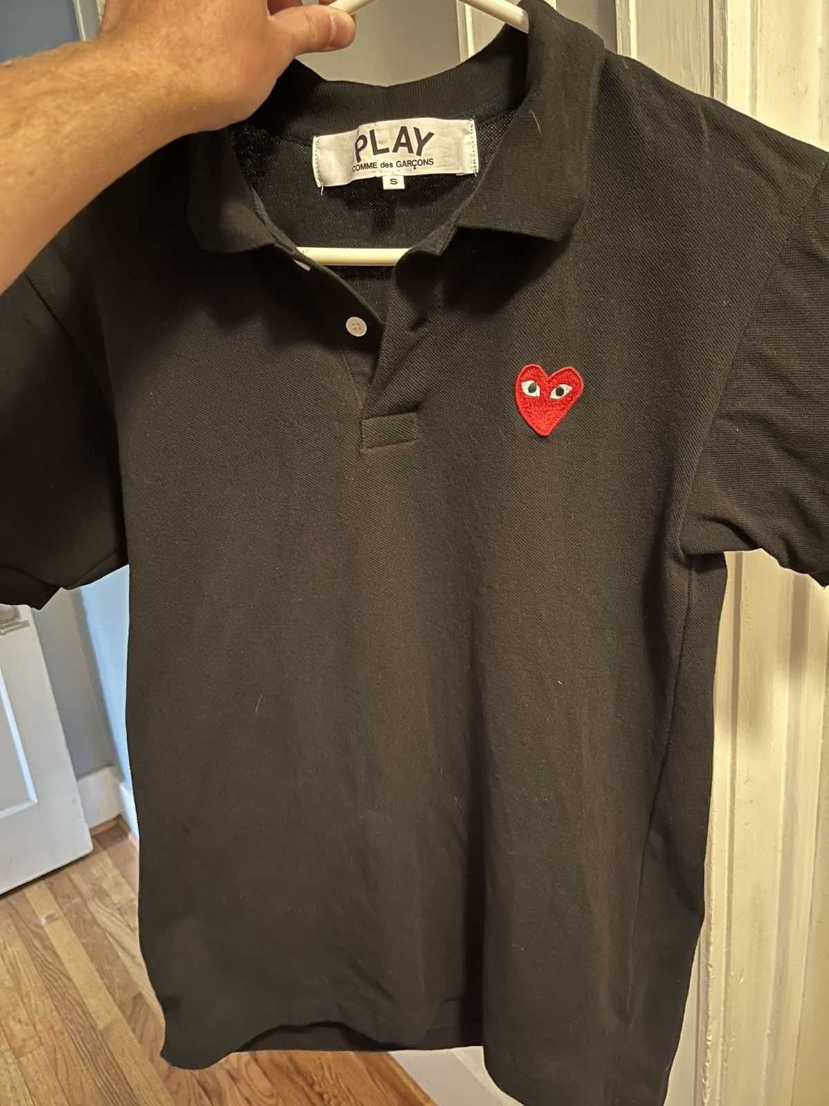 Comme Des Garcons Play Play Polo | Grailed