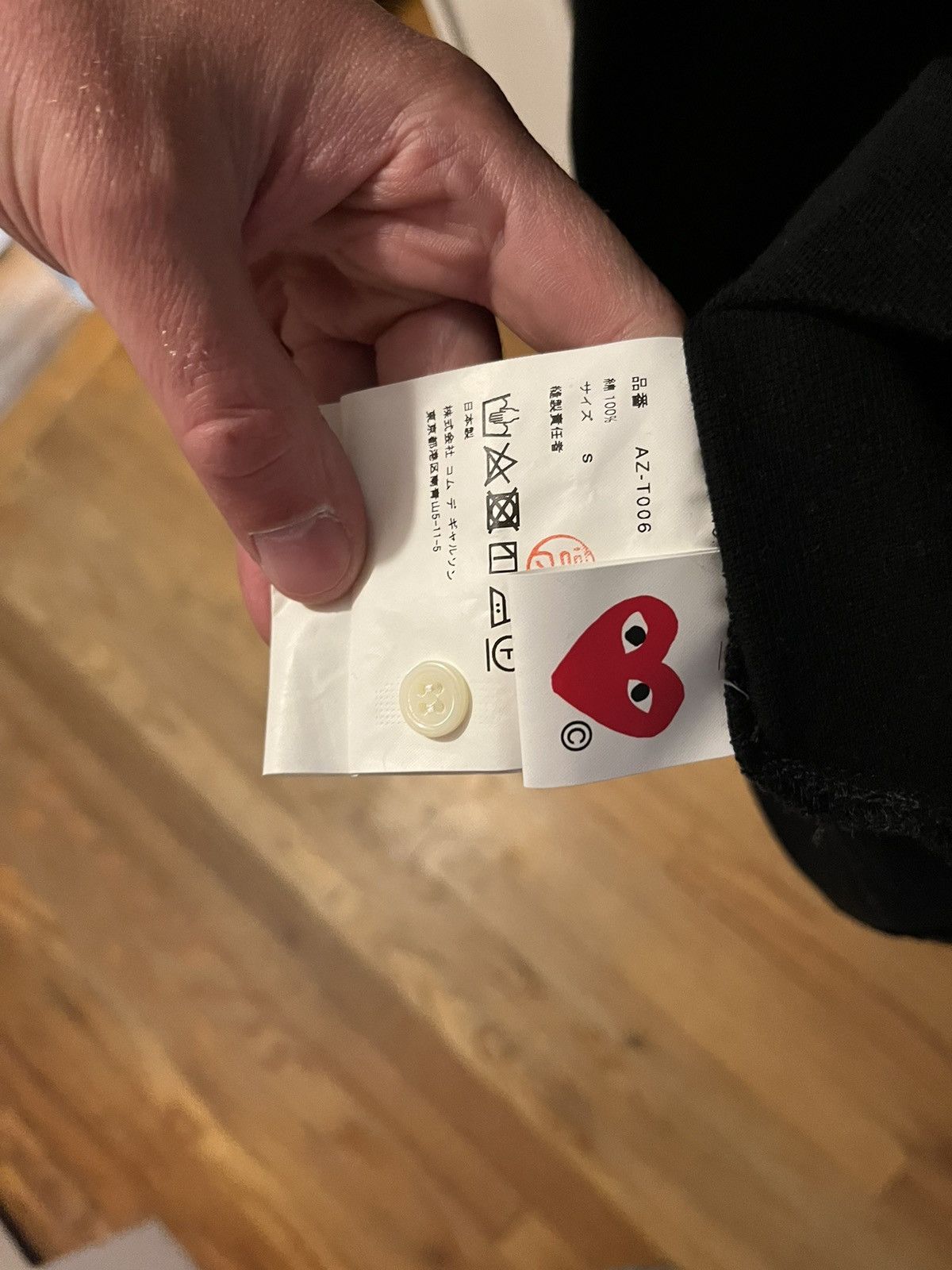 Comme des Garcons PLAY CDG Play Polo Size US S / EU 44-46 / 1 - 3 Thumbnail