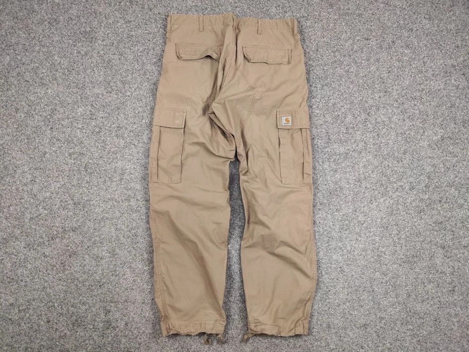 Carhartt Vintage Carhartt WIP Regular Cargo Beige Pants Travis Scott Size US 36 / EU 52 - 5 Thumbnail