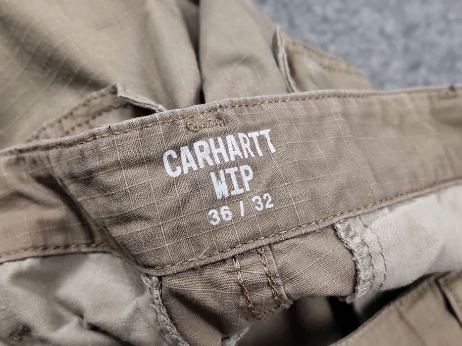 Carhartt Vintage Carhartt WIP Regular Cargo Beige Pants Travis Scott Size US 36 / EU 52 - 8 Thumbnail