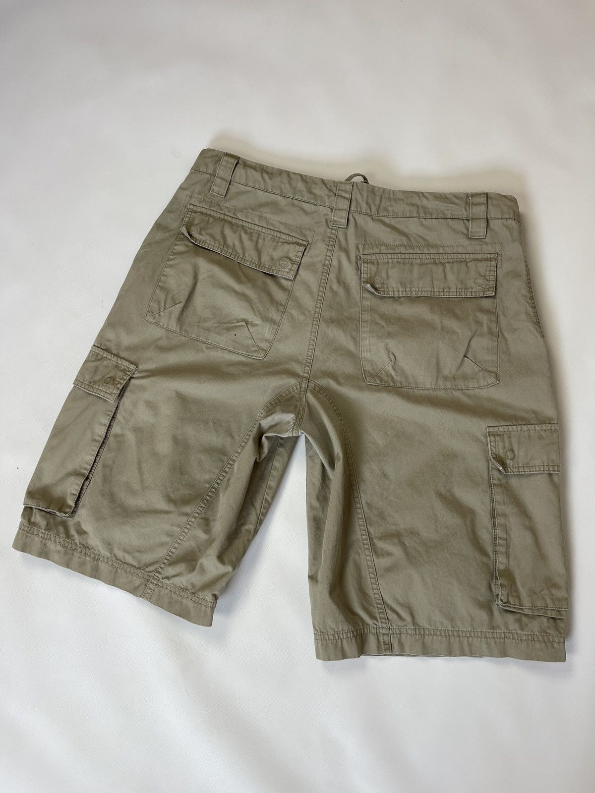 Nike Nike vintage y2k beige utility military style cargo shorts Size US 36 / EU 52 - 12 Thumbnail