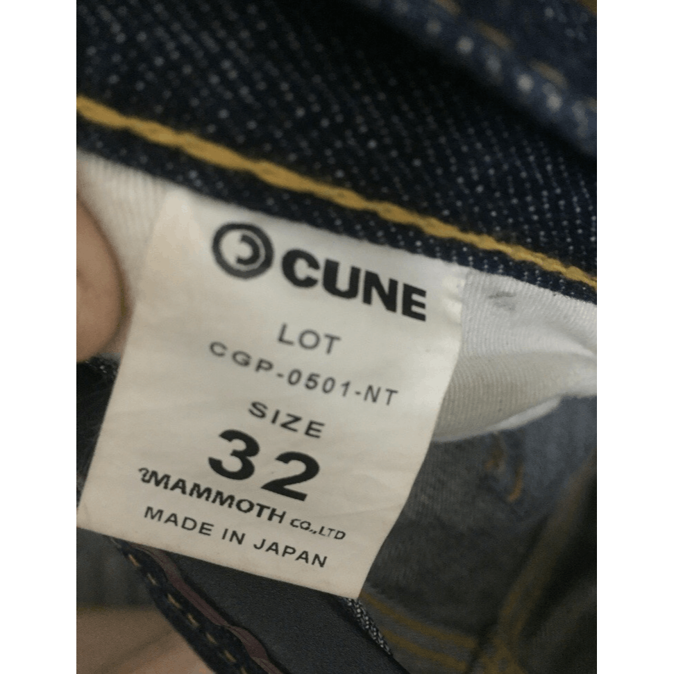 Japanese Brand Cune Rabbit Straight Cut Denim Logo Pocket Japananse Brand Size US 32 / EU 48 - 12 Thumbnail