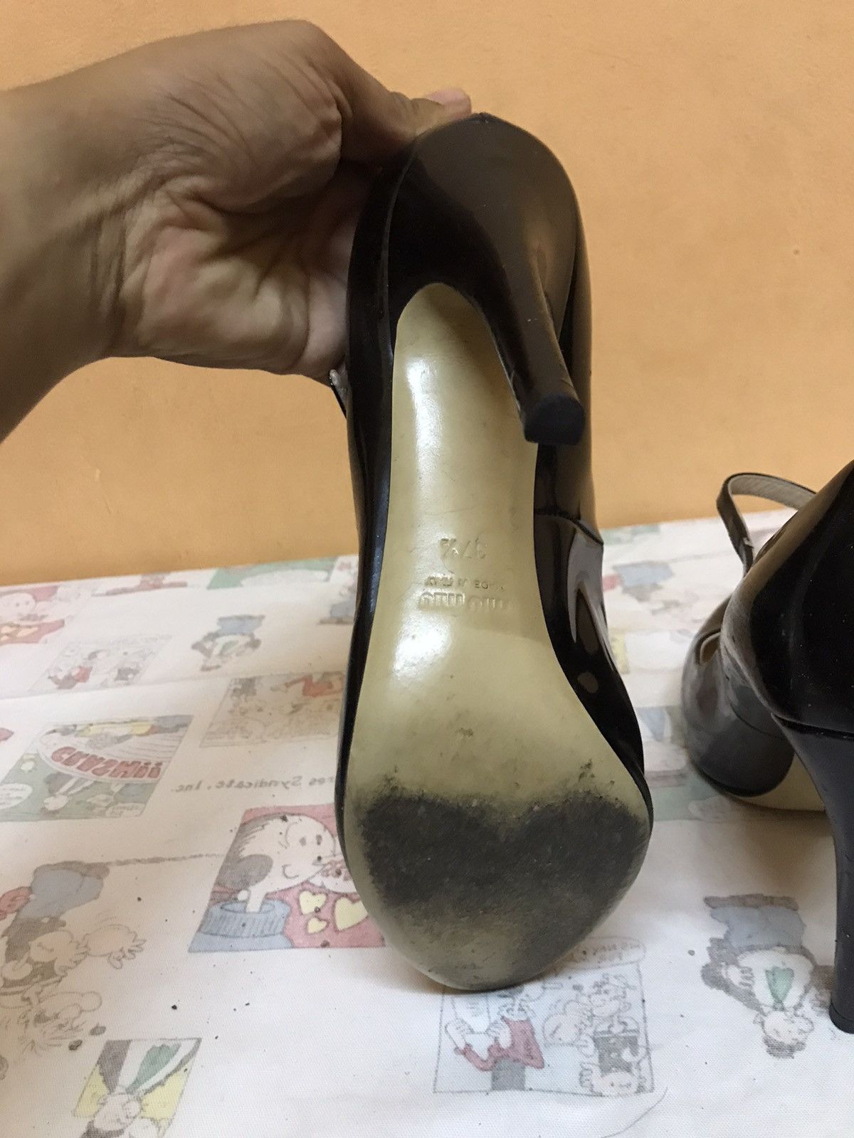 Miu Miu ‼️MIU MIU HIGH HEELED Size US 7.5 / IT 37.5 - 6 Thumbnail