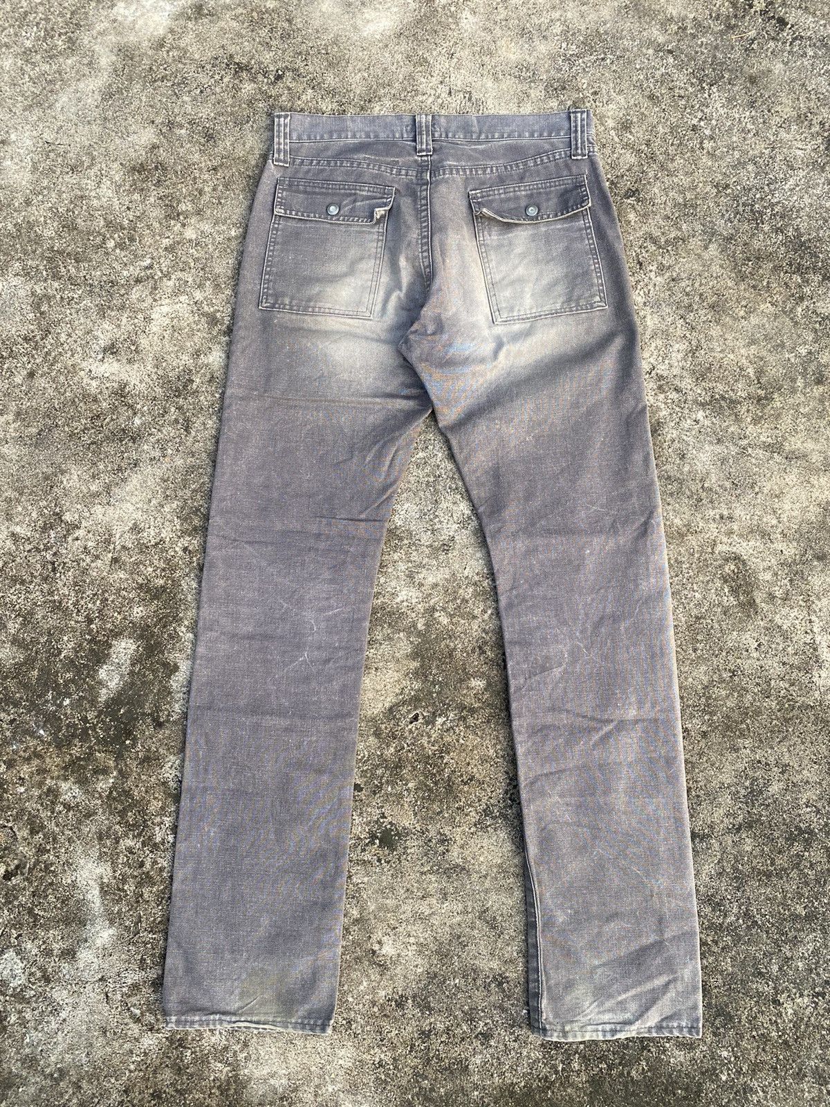 Issey Miyake 💸BINDINGOFFER💸John Bull Fatigure Denim Black Wash Size US 33 - 3 Thumbnail